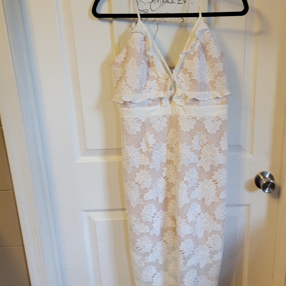 Bardot white dress